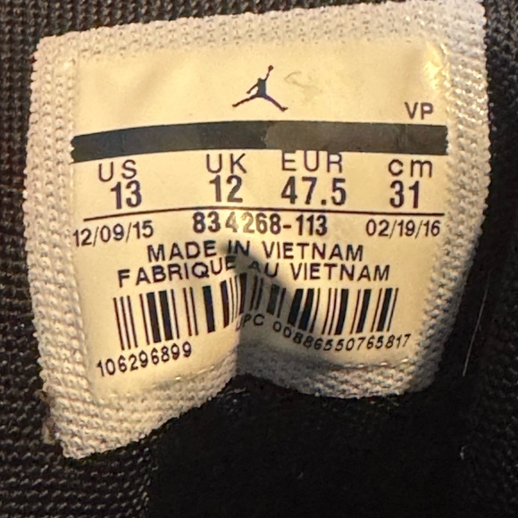 Jordan Ultra Fly Metallic Copper Coin Size 13 Basketball Shoe Black and White - Picture 8 of 8